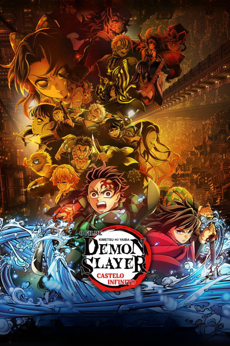 Pôster de Demon Slayer: Kimetsu no Yaiba Castelo Infinito